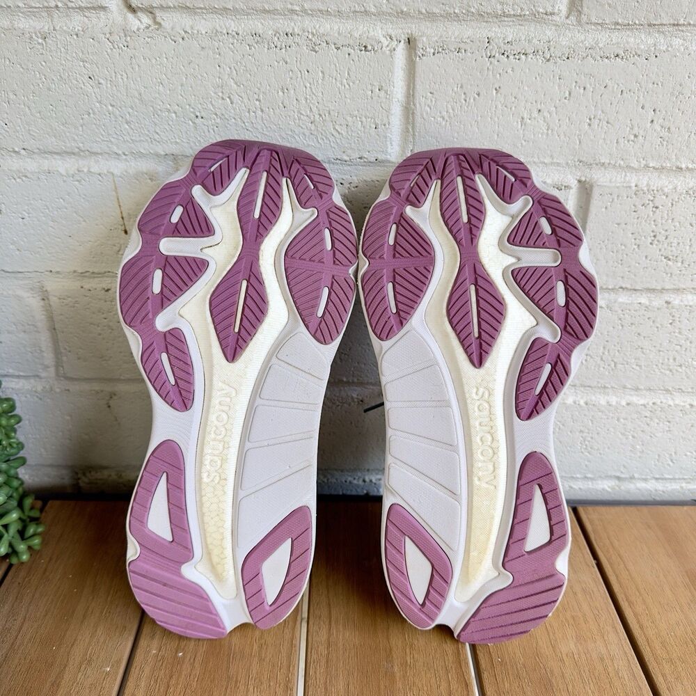 Saucony Hurricane 24 Women’s 9 Flint Viola Gray Purple Running Shoes S10933-240 - Picture 9 of 10